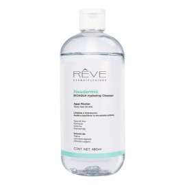 Reve Dermatologique Neudermic Hydrating Cleanser Agua Micelar 480ml Limpieza Profunda Hidratante Suavizante Todo Tipo Piel Uso Diario