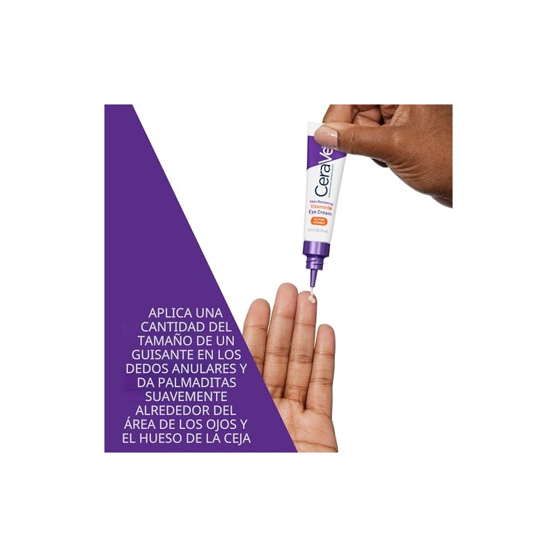 Cerave Crema Ojos Vitamina Que Renueva Piel Ácido Hialurónico Ceramidas