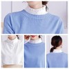 3 Packs Cotton Fake Collar Detachable Dickey Collar Blouse Half