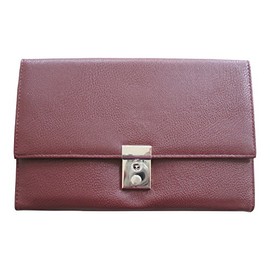 Soft Grain PU Lockable Family Travel Wallet Organiser - Brown