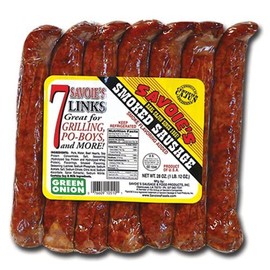 Savoie's Smoked Green Onion Sausage 28 oz
