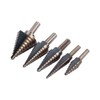 Ti Coated HSS Step Drill Bit Set for Wood Plastic