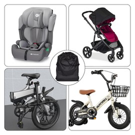 lisetar Extra Large Stroller Storage Bag (127x63x43cm), Waterproof Durable Pram Cover with Reinforced Seams, Lightweight Pushchair Protector for Transport & Home Storage