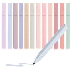 MAIHUO 12 Pcs Aesthetic Highlighters,Bible Highlighter,Pastel No Bleed Pen, Planner Pens,Book Annotating Set