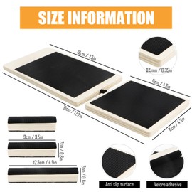 Single Leg Balance Board, Ankle Foot Trainer, Wood, Balance Board Ankle Joint, Balance Trainer for Ankle Stretching, Posture Correction, Leg Axis Training, Effective Foot Strengthening and Foot