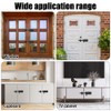 Aoreun Door Bolt Bolt with Combination Lock, Padlock, Stainless Steel
