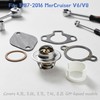 Qonsy 807252Q5 Thermostat Kit for MerCruiser V6 V8 4.3L 5.0L