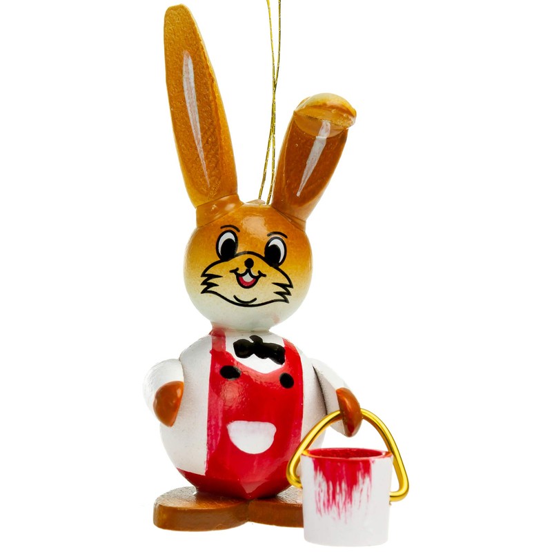 Sikora OD07 Easter Decoration Easter Bunny Figures Wooden for Hanging