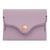 Fossil Heritage Leather Credit Card Holder 10cm, lavender, Elegant
