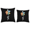 Smarty Pants Designs Astronaut Holding Planet Balloons Solar System Space