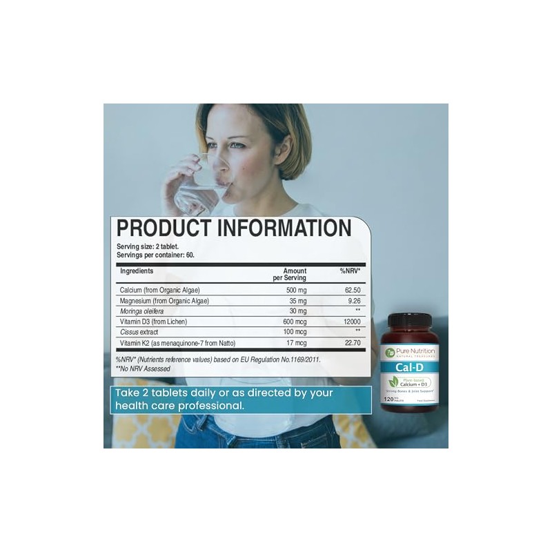 PURENUTRITION ME Pure Nutrition Cal D - Plant Based Calcium