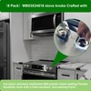 6 Pack WB03X24818 Stove Knob,Gas stove Knobs Replacement for GE