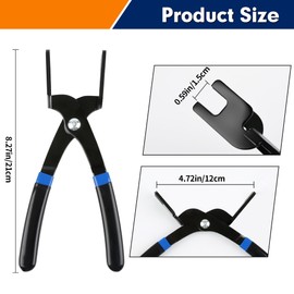 GINWORD Fuel And AC Line Disconnect Tool Set, Fuel Line Removal Tool for Replacing Fuel Filters, Quick Disconnect Tool Plier