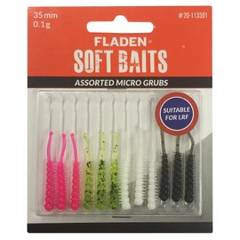 FLADEN Assorted Micro Grubs - Multi-Colour, 3.5 cm
