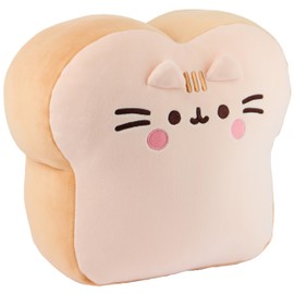 GUND Pusheen’s Kitchen: White Bread Squisheen Plush, Squishy Toy Food Stuffed Animal for Ages 8 and Up, Brown, 11”