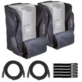 Clutch Pro Audio DJ Universal 12" Loudspeaker Padded Tote Carry Bags fits K12.2
