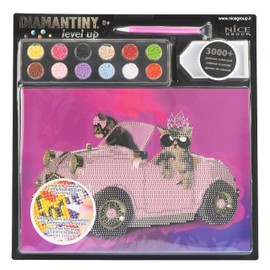 DIAMANTINY Level Up Pets Crystal Art, Diamond Painting Kit, Princesses