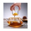 800ml Glass Teapot With Glass Infuser, Teapot With Strainer For