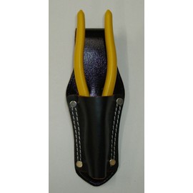 Kozuchi SP-B1 Black Floor Leather Pliers Holder for 8 Inches, 1 Piece, Double Seam