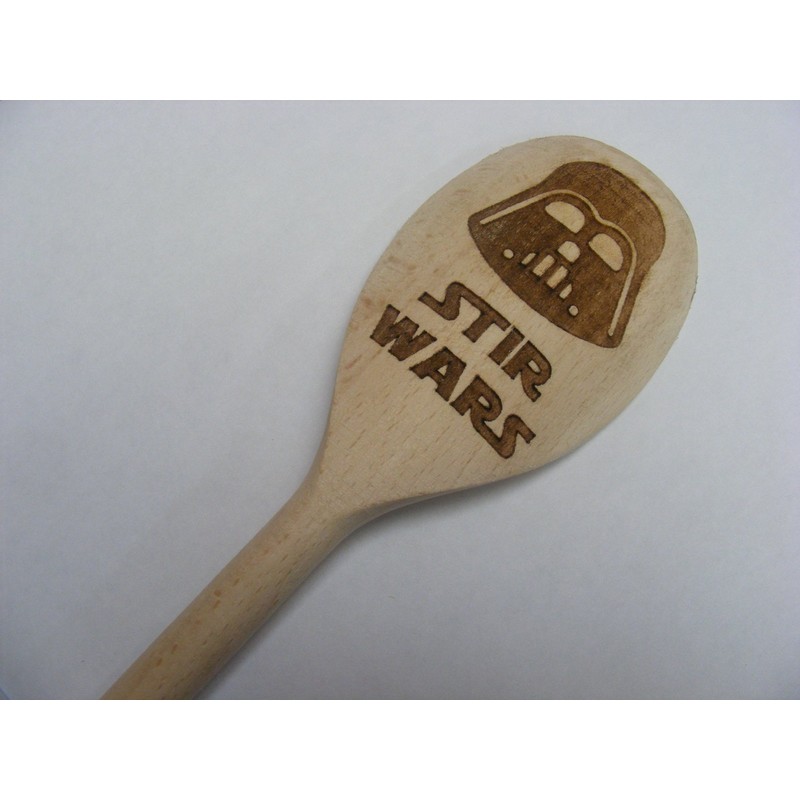 Fastcraft Stars Wars Inspired Wooden Baking Spoon Wood Kitchen Cooking