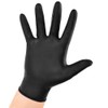 100 Large Black Nitrile Disposable Gloves Powder Free, Food, Care,
