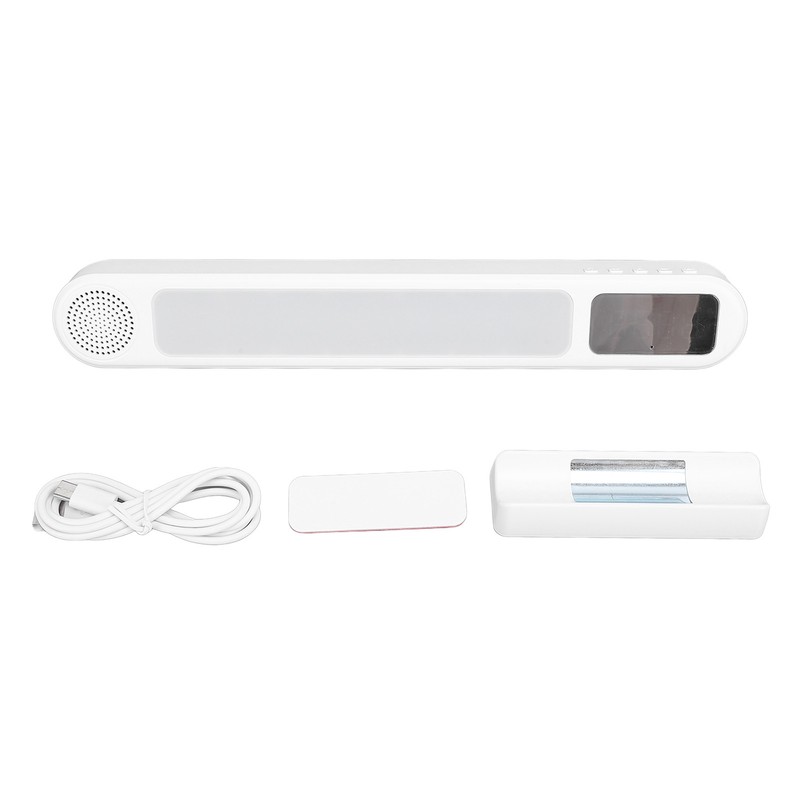 Smart LED Cabinet Light with Digital Clock and Speaker 3