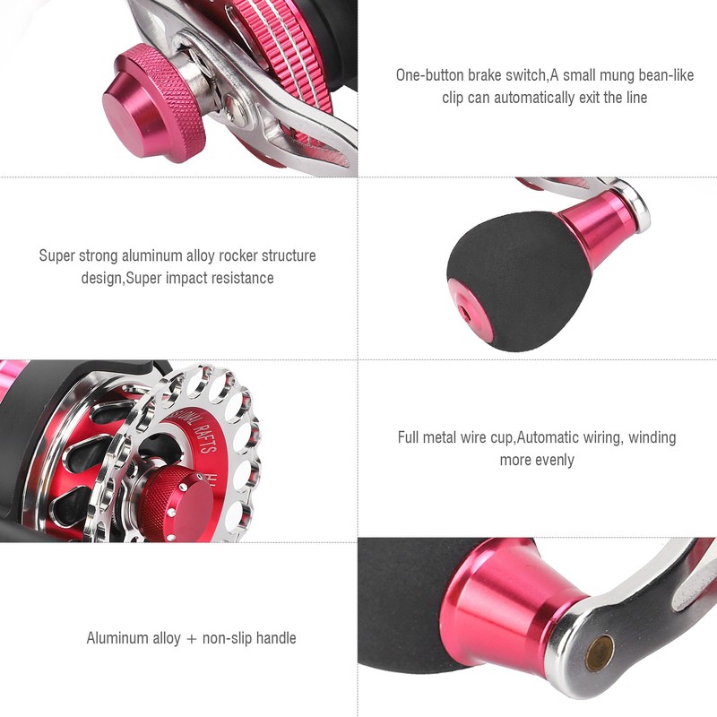 B65 Portable Fishing Reels 10+1 BB 2.6:1 Gear Ratio Fishing