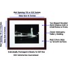11x14 Mahogany Gallery Picture Frame with 8x10 and 8.5x11 Mat
