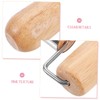 OHPHCALL Wooden Rolling Pin Kitchen Utensil Non Stick Dough Roller