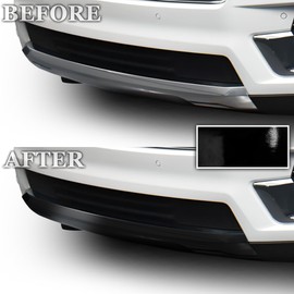 BOGAR TECH DESIGNS for GMC Yukon 2021-2024 Lower Lip Chrome Delete Overlay, Gloss Black