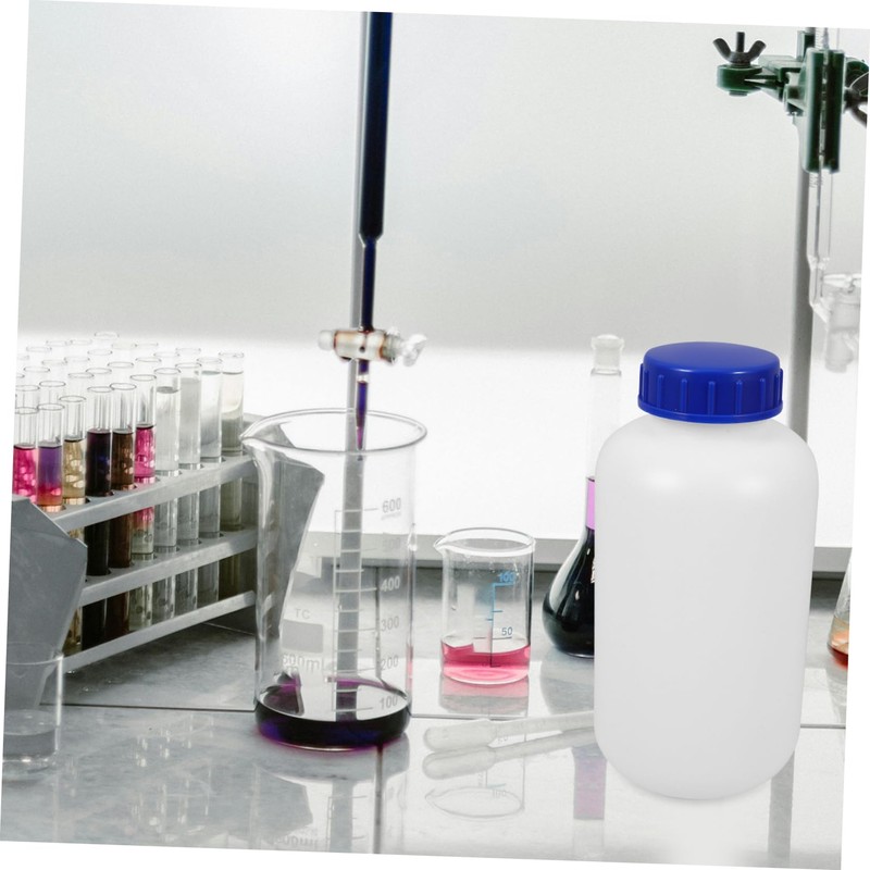 Ipetboom 3pcs Laboratory Sample Bottles Sealed Reagent Containers with Screw