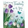 Occasion Card Thinking of You - 8 x 6 inches - Regal Publishing, C80134, blue|green|grey