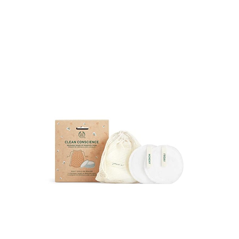 The Body Shop Make-Up Remover Pads, Made with Bamboo and