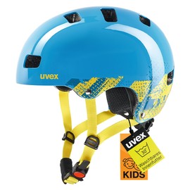 uvex unisex youth, kid 3 cycling helmet, blackout blue, 51-55 cm