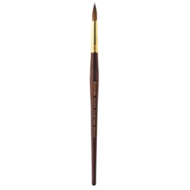 'Escoda : Kolinsky-Tajmyr Sable Round Watercolur Brush Series 1212 ( ferrule diameter 0.6mmHair Leng'