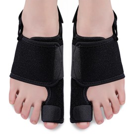 1 pair Bunion Corrector to foot for Women and Men - Orthopedic Bunion Splint & Big Toe Spacers for Hallux Valgus - Toe Separators & Corrector for Bunion Relief - Day & Overnight Support(1pair)