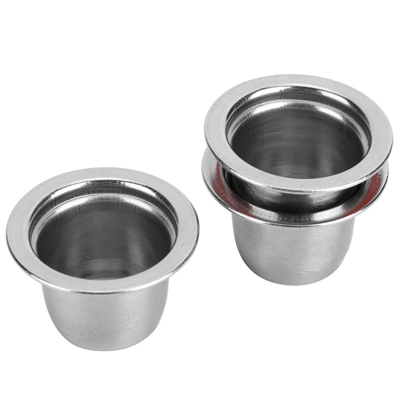3Pcs/Set Coffee Capsule Reusable Pod Stainless Steel Refillable Filter 30x22x20mm