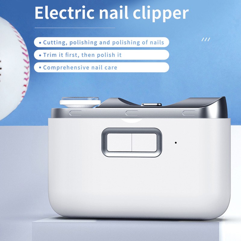 Electric Nail Clipper 2 in 1 Nail Clipper File Portable