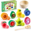 Seagoal Seagoal Montessori Spielzeug ab 1 Jahr, Baby Motorikspielzeug Obst