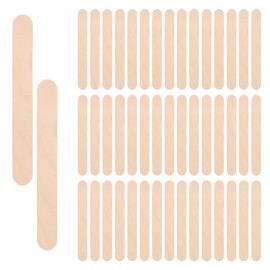 FooYee Pack of 150 Wooden Spatulas, Waxing Made of Wood, Wax Spatulas, Cosmetic Spatulas for Warm Wax, Sugaring Hair Removal, Wooden Sticks for Eyebrows, Face, Body, Beauty Studio, DIY Crafts, 15 ×