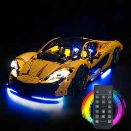 BrickBling LED Light Kit for 42172 Technic McLaren P1 Toy Car (No Model) (RC Version Light)
