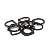 Trimming Shop Heavy-Duty Welded Metal D Ring Fasteners, Durable Buckles