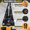 Rack-A-Tiers Croc's Needle Nose Wire Strippers AWG 10-22, Wire Crimper