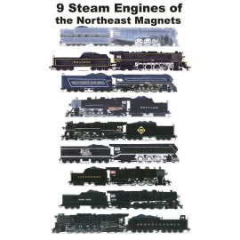 Steam Engines of the Northeast set of 9 magnets Andy Fletcher