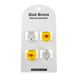 SHOBIDO MF46382 Dick Bruna Hair Accessories Mini Clip 4P