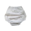 Ladies Plain White Incontinence Briefs Pants Knickers Waterproof XL