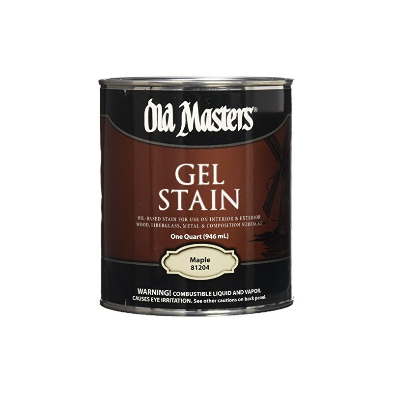 Old Masters 1 qt 81204 Maple Oil-Based Gel Stain