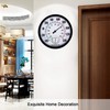 Indoor Outdoor Thermometer Large Wall Thermometer-Hygrometer Does not Require Battery