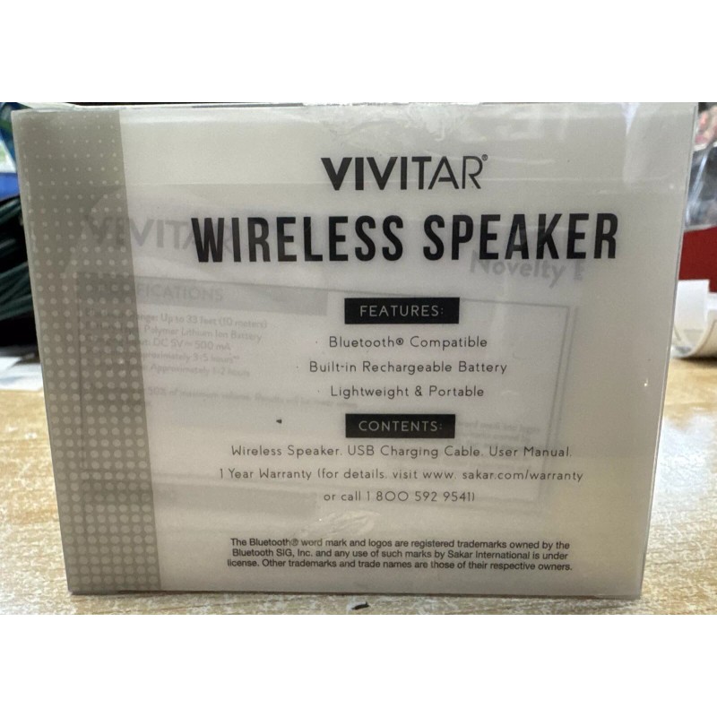 Vivitar TARGET BULLSEYE VIVITAR ROSE GOLD HEART SHAPED WIRELESS BLUETOOTH