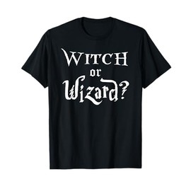 Witch or Wizard Baby Gender Reveal T-Shirt